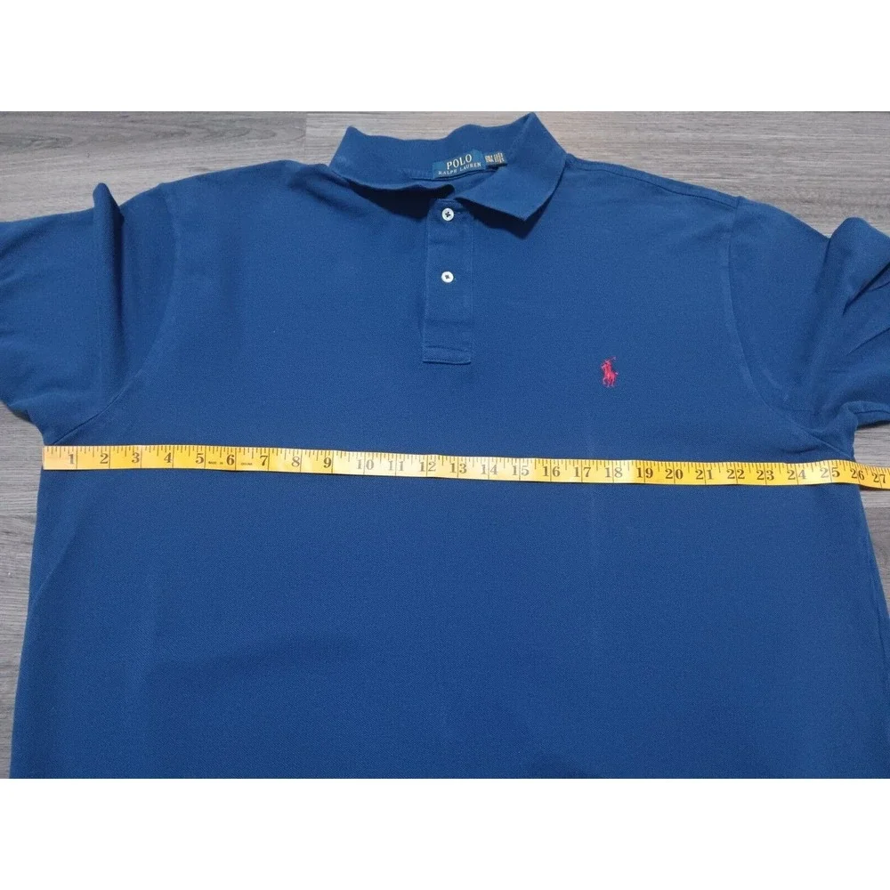 Polo Ralph Lauren Men's Blue Short Sleeve Polo‎ Shirt Size 2XLT